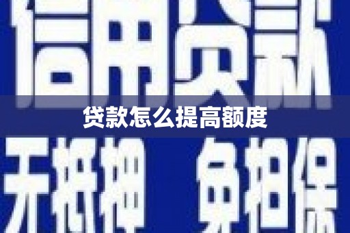 马龙贷款怎么提高额度