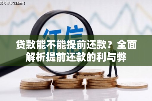 马龙贷款能不能提前还款？全面解析提前还款的利与弊