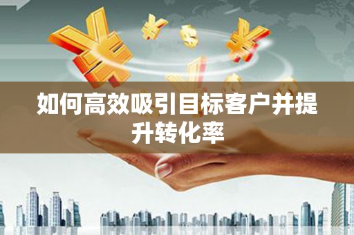 马龙如何高效吸引目标客户并提升转化率