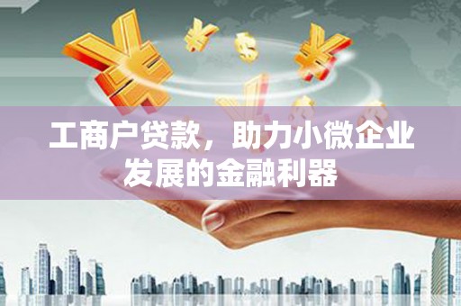 马龙工商户贷款，助力小微企业发展的金融利器
