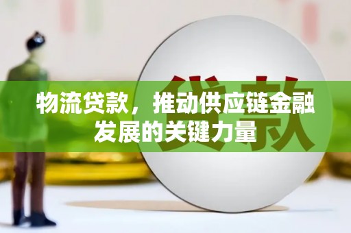 马龙物流贷款，推动供应链金融发展的关键力量