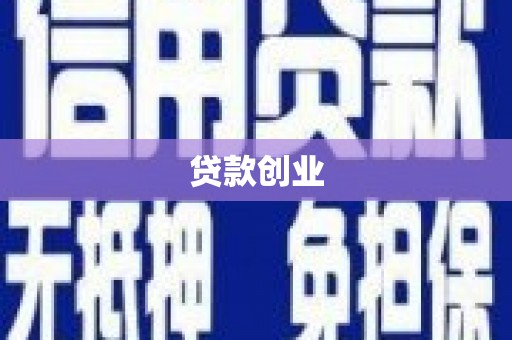 马龙贷款创业