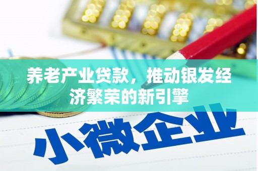马龙养老产业贷款，推动银发经济繁荣的新引擎