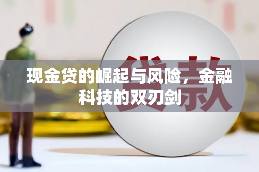 马龙现金贷的崛起与风险，金融科技的双刃剑
