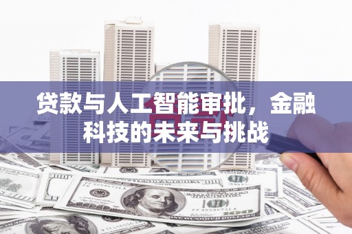 马龙贷款与人工智能审批，金融科技的未来与挑战