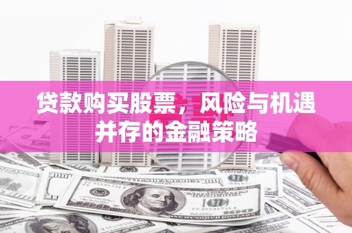 马龙贷款购买股票，风险与机遇并存的金融策略